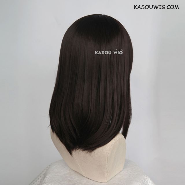 AOT Eren M-1/ KA031 Deepest Brown bob cosplay wig shoulder length wig suitable for daily use