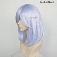 M-1/ KA054 light periwinkle bob cosplay wig. shouder length lolita wig suitable for daily use