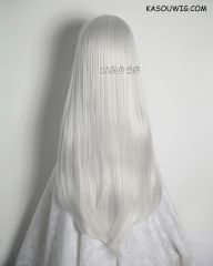 K Project Kushina Anna L-2 / KA002 silver white 75cm long straight wig . Tangle Resistant fiber