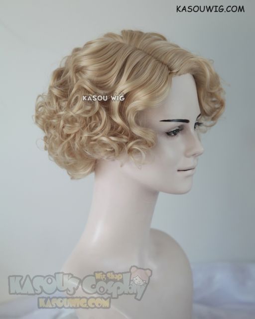 [Improved some details] Fantastic Beasts and Where to Find Them Queenie Goldstein short curly blonde wig
