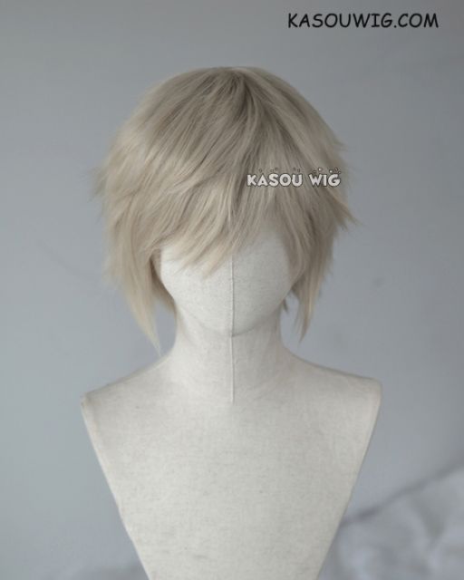 S-1 / SP02  >>31cm / 12.2"  short sand blonde layered wig, easy to style,Hiperlon fiber