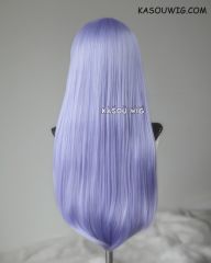 L-2 / KA056 pastel Lavender 75cm long straight wig . Heating Resistant fiber