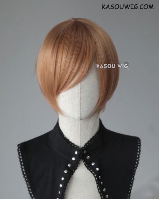 S-2 / KA023 caramel smooth cosplay wig with long bangs