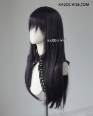 The Hundred Line Hiruko Shizuhara L-2 / SP31 deep purple 75cm long straight wig
