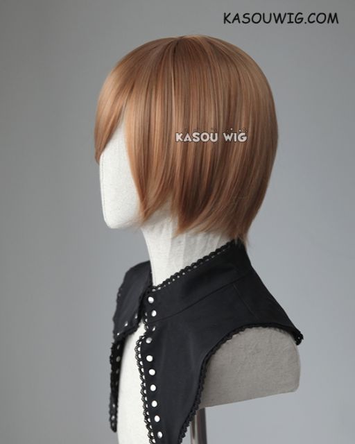S-2 / KA023 caramel smooth cosplay wig with long bangs