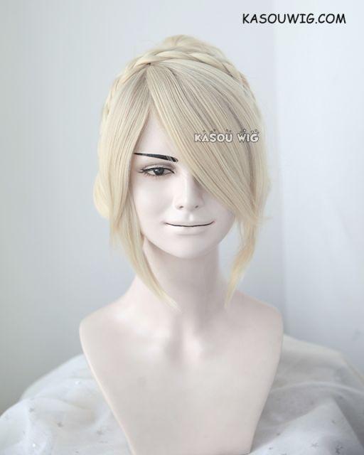 Final Fantasy XV / FFXV Lunafreya Nox Fleuret cream blonde cosplay wig