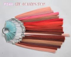 Pink Red color samples