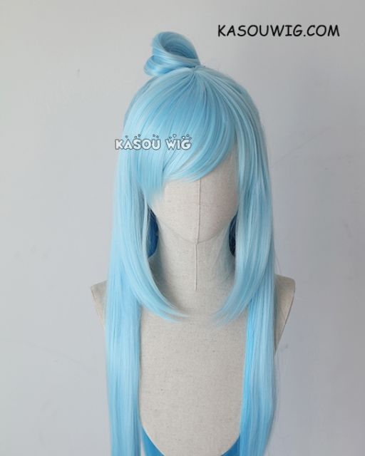[In Production] 100cm / 39.5" Kono Subarashii Sekai ni Shukufuku wo! Aqua long blue ombre wig