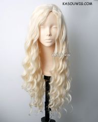 Daenerys Targaryen Game of thrones / A Song of Ice and Fire pale blonde curly cosplay wig 80cm . Lolita wig . SP25