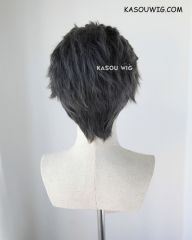 Re zero / Re: Life in a Different World from Zero Subaru slicked back deep gray wig