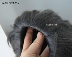 Re zero / Re: Life in a Different World from Zero Subaru slicked back deep gray wig