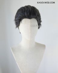 Re zero / Re: Life in a Different World from Zero Subaru slicked back deep gray wig