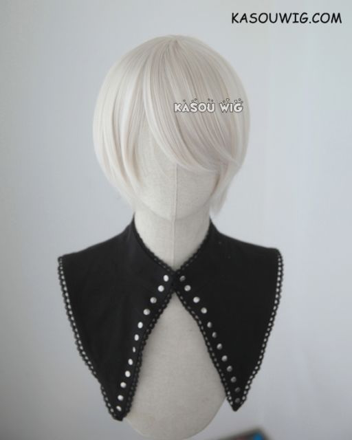 Jujutsu Kaisen Inumaki Toge S-2 / SP05 pearl white short bob smooth cosplay wig with long bangs