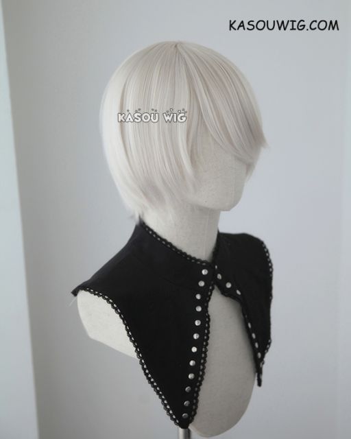 Jujutsu Kaisen Inumaki Toge S-2 / SP05 pearl white short bob smooth cosplay wig with long bangs