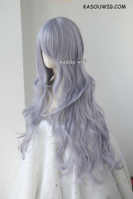 L-3 / SP26 silver Lavender long layers loose waves cosplay wig