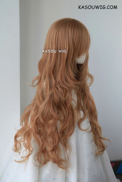 L-3 /  KA023 caramel long layers loose waves cosplay wig