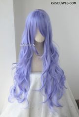 L-3 / KA056 pastel Lavender long layers loose waves cosplay wig
