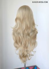 L-3 / SP11 beige blonde long layers loose waves cosplay wig