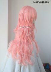 L-3 / SP12 pastel pink long layers loose waves cosplay wig