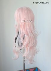 L-3 / SP34 pale pink long layers loose waves cosplay wig
