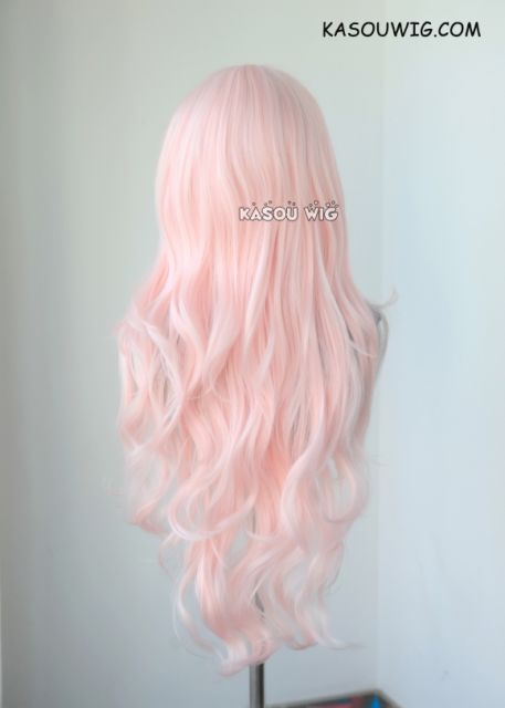 L-3 / SP34 pale pink long layers loose waves cosplay wig