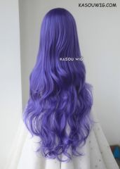 L-3 / KA057 cool purple long layers loose waves cosplay wig