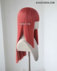 NieR: Automata Popola super sleek long russet red cosplay wig