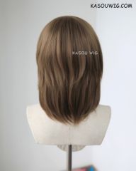 P5 Goro Akechi short raw umber brown cosplay wig. KA025