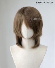 P5 Goro Akechi short raw umber brown cosplay wig. KA025