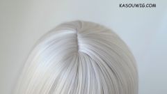 100cm / 39.5" NieR: Automata A2 long hair version. long warm white straight wig SP05