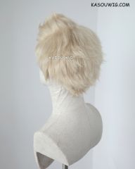 P5 Ryuji Sakamoto light blonde short spiky cosplay wig . KA006