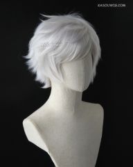 NieR: Automata Eve/ Jujutsu Kaisen Gojou Satoru layered short silver cosplay wig