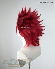 Kirishima short red spiky cosplay wig KA042