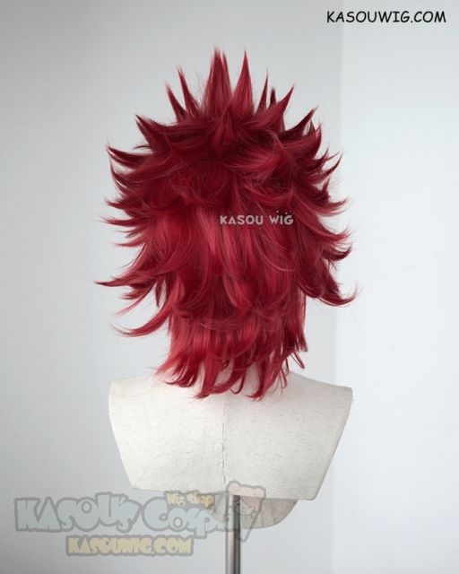 My Hero Academia Kirishima Eijiro short red spiky cosplay wig KA042