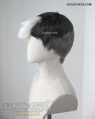 Voltron: Legendary Defender Shiro short grayish black wig with white forelock
