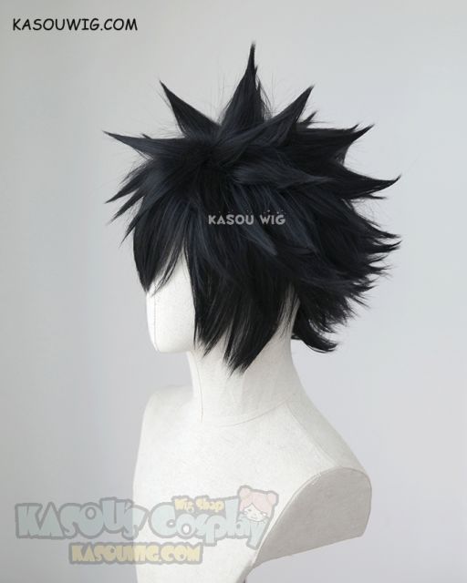 Fairy Tail Gray. My Hero Academia Dabi black short spiky cosplay wig