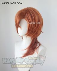 Bungou Stray Dogs Nakahara Chuuya 55cm orange ombre curly cosplay wig