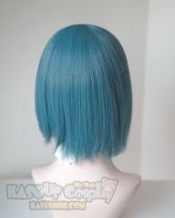 Puella Magi Madoka Sayaka Miki grayish blue short smooth cosplay wig