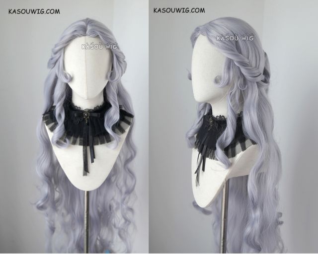 Voltron: Legendary Defender Princess Allura 120cm long silver Lavender pre-styled wavy cosplay wig SP26