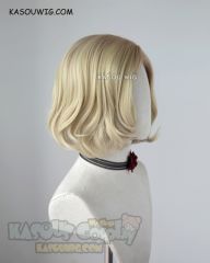 The Avengers Black Widow Natasha Romanoff side parted blonde wig. dark roots