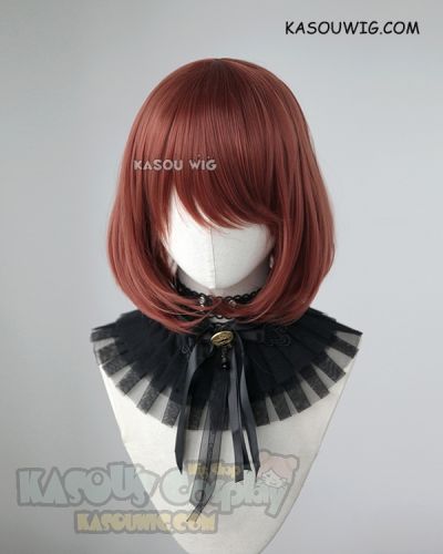 Kingdom Hearts III Kairi auburn short bob cosplay wig