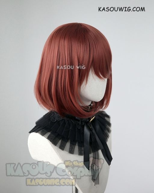 Kingdom Hearts III Kairi auburn short bob cosplay wig