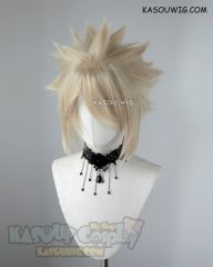 S-5 KA009 31cm / 12.2" short Beach Blonde spiky layered cosplay wig