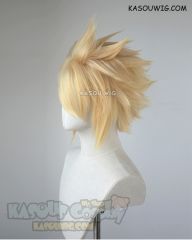 S-5 KA008 31cm / 12.2" short yellow blonde spiky layered cosplay wig