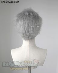 Devil May Cry 5 Nero short light gray faux-hawk cosplay wig