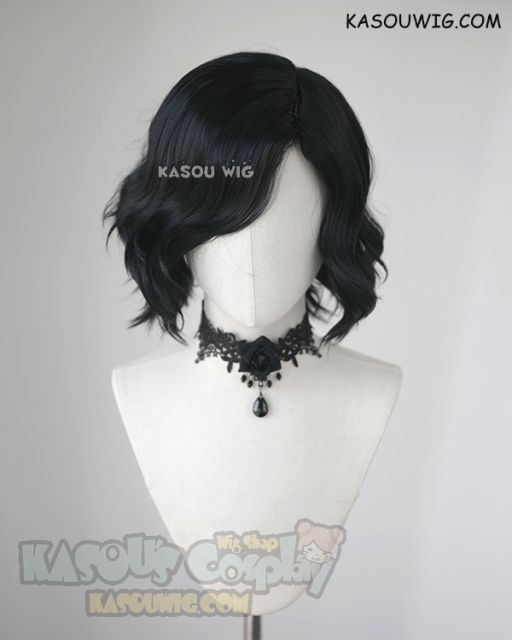 Devil May Cry 5 V short black wavy wig