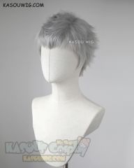 Devil May Cry 5 Nero short light gray faux-hawk cosplay wig