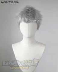 Devil May Cry 5 Nero short light gray faux-hawk cosplay wig
