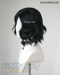 DMC5 V short black wavy wig
