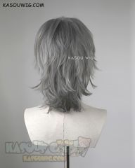 Devil May Cry 5 Dante short gray middle-parted wig